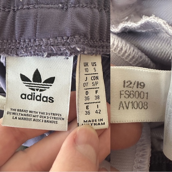 SOLD Adidas Originals x Danielle Cathari Purple Adibreak Track Pants Size Small - Picture 9 of 17